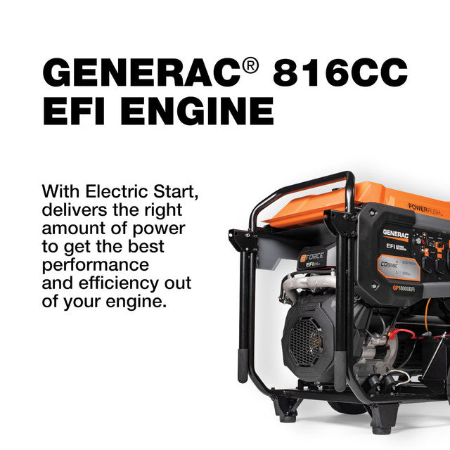 Generac 18000 Watt Portable Generator Electric Start with CO Sense Technology | 7706