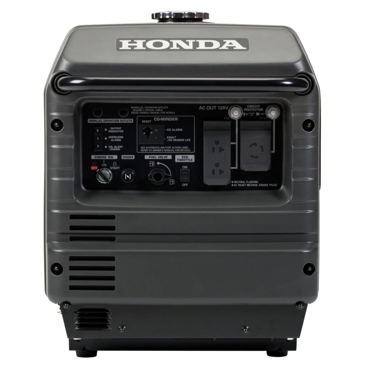 Honda Power Equipment EU3000IS1AN 3000W 120V Portable Home Gas Power Generator